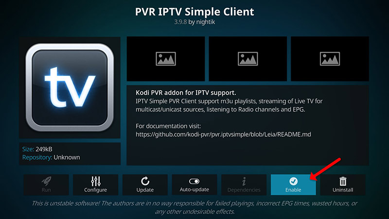 How to setup IPTV on Kodi